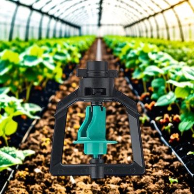 6mm 耐久性 360 回転スプリングラー 庭草の農園灌?? 逆向きの位置