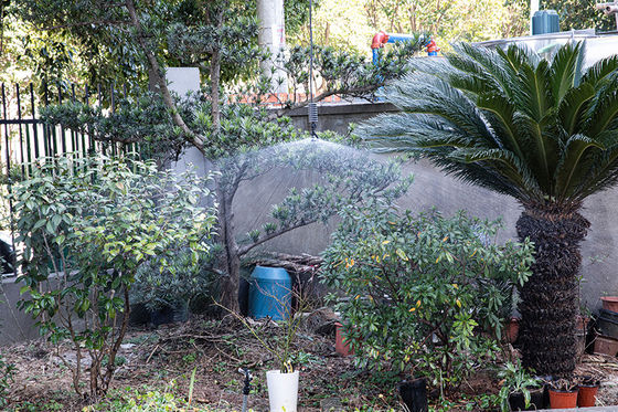 150-300KPA ガーデンファーム灌輸性能のための360度G型ホイールスプリングラー