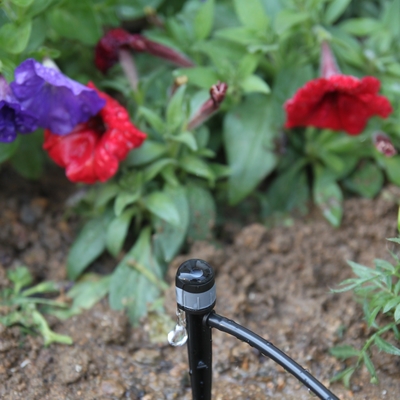 容器植物の移植のための調整可能な範囲スプリングラーマイクロドリップ灌輸システム